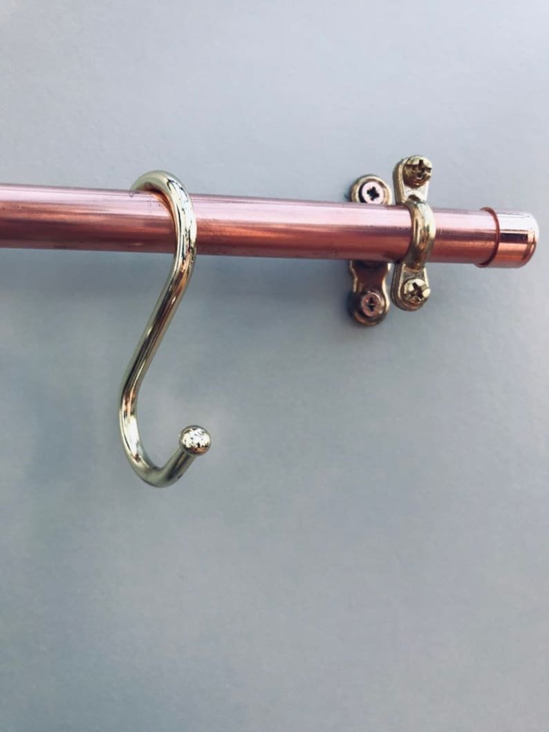 products-CoatRailorTowelRail5.jpg Copper & Brass Kitchen Rail, Coat Rail or Towel Rail - Image 5