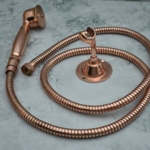 Copper Hand Held Shower, Handheld Shower with Hose Flexible