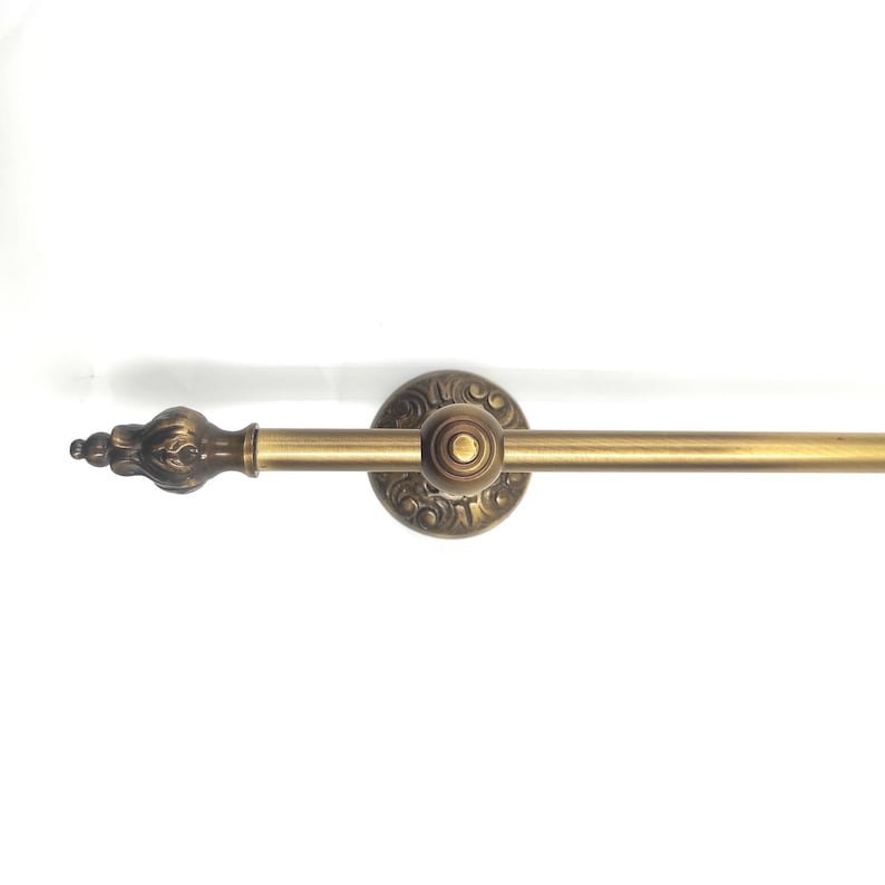 products-DesignforBathroomorKitchen6.jpg Handmade Solid Brass Hand Towel Bar 55 cm (21.65"), Antique Bronze Coated Finish, Elegant Luxury Design for Bathroom or Kitchen - Image 4