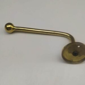 Solid Unlacquered Brass Toilet Paper Holder - Develops a Warm Patina