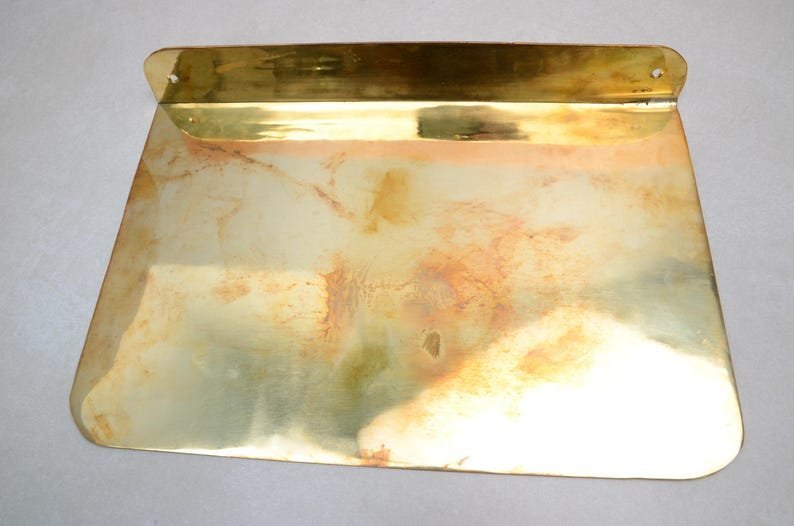 products-FloatingShelfForWalls3.jpg Unlacquered Brass Floating Shelf For Walls And Bathrooms, DDP shipping - Image 3