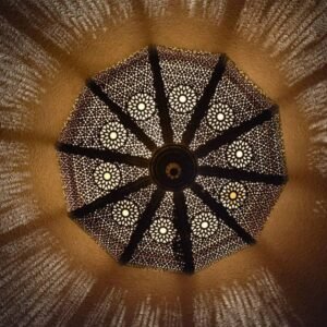 Moroccan Light Fixtures- Handmade Flush Ceiling Light, Simple Moroccan Ceiling lamp, Ceiling Light Fixture