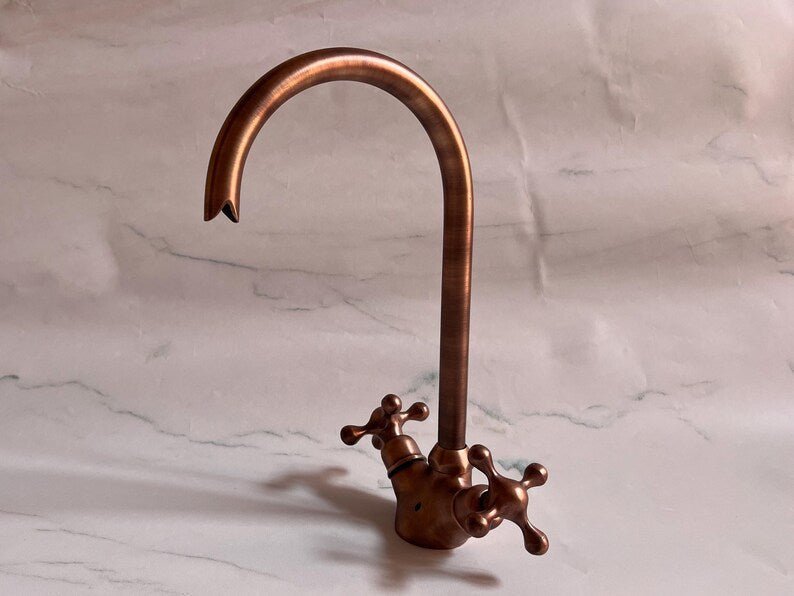products-GooseneckFaucetForSink77_b56a07ae-08e9-4670-97e6-65be1c3522cb.jpg Copper Bathroom Faucet , Copper Gooseneck Faucet For Sink - Image 3