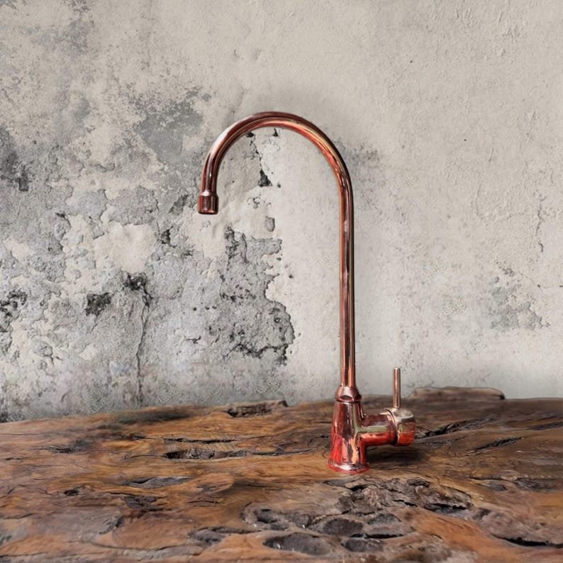 products-GooseneckMixerTap4.jpg Copper Kitchen & Bathroom Faucet – 360 Rotating Gooseneck Mixer Tap