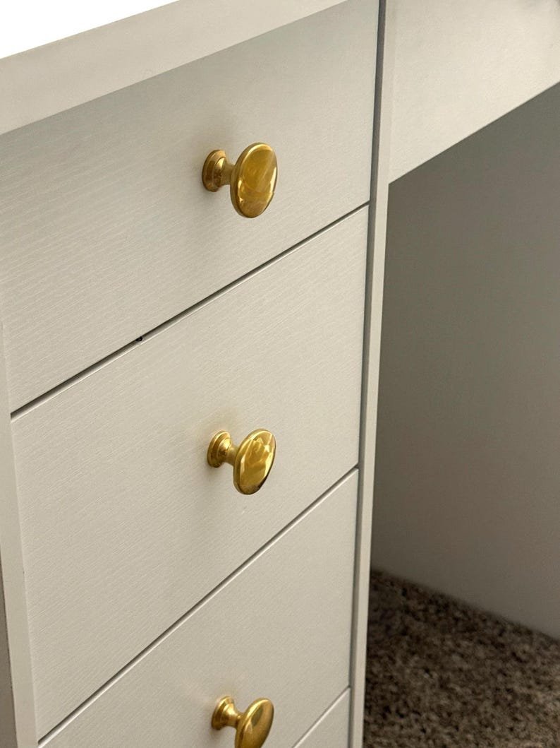 products-Hardware2.jpg Unlacquered Brass Ball Cabinet Knob: Vintage Style Hardware - Image 2