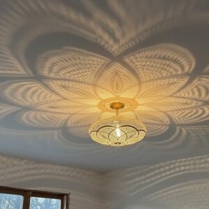 Moroccan Brass Pendant Light, Handmade Home Decor Lighting