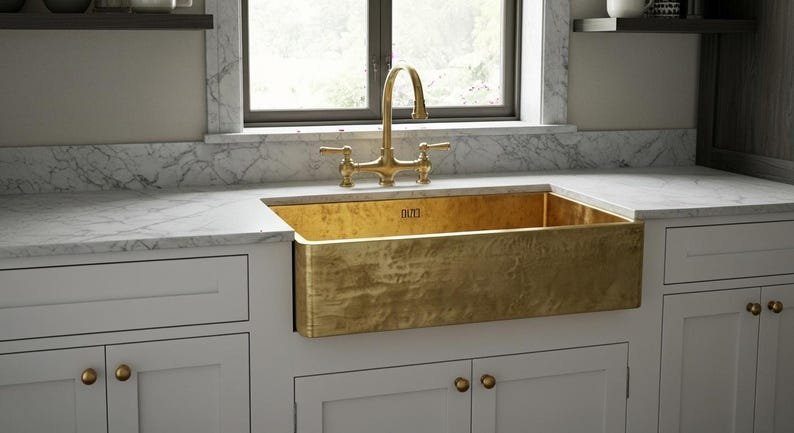 products-Luxury1.jpg Hammered Brass kitchen Sink, Handmade Brass Vessel Sink, Luxury Vintage Brass kitchen sink, handmade Farmhouse Kitchen sink, vessel sink