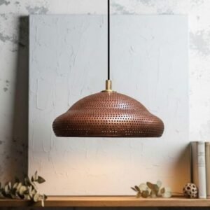 Handmade Copper Pendant Light: Moroccan Boho Island Lighting