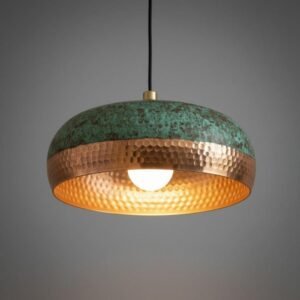 Industrial Modern Copper lamp Patina - Moroccan Farmhouse Lighting
