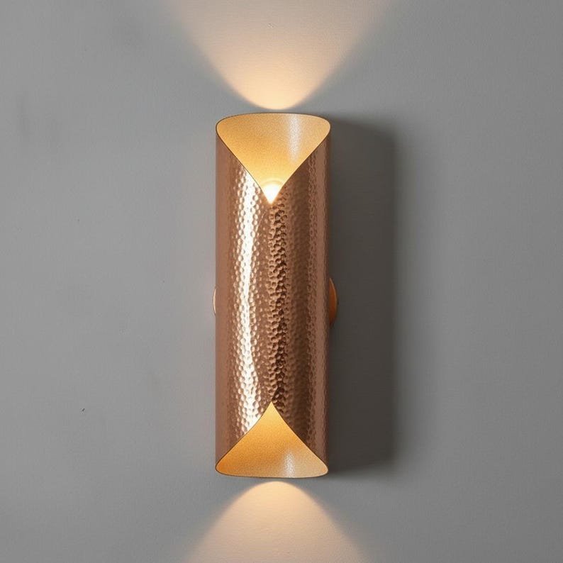 products-OutdoorcopperSconce2.jpg Copper Wall Sconce Lamp, Outdoor copper Sconce, Handmade Wall Light Copper, wall sconce copper lamp - Image 2