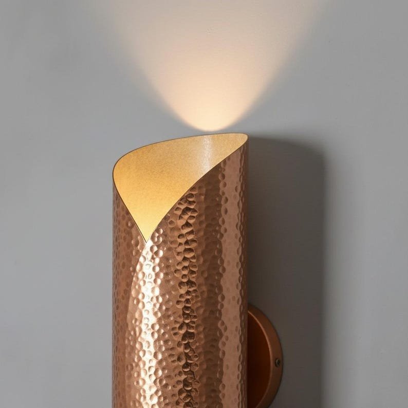 products-OutdoorcopperSconce3.jpg Copper Wall Sconce Lamp, Outdoor copper Sconce, Handmade Wall Light Copper, wall sconce copper lamp - Image 3