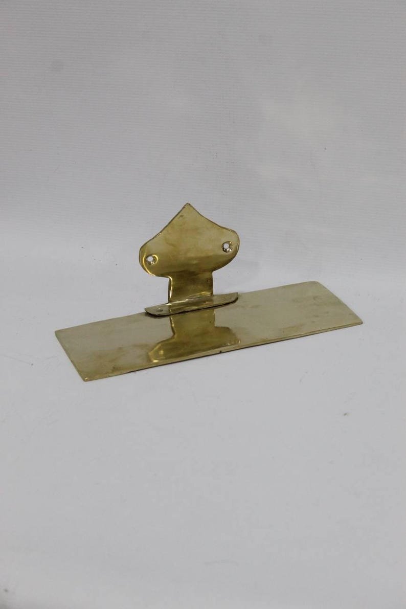 products-RusticShelves2.jpg Unlacquered Solid Brass Wall Shelf, Engraved Moroccan Bathroom Décor , Rustic Shelves - Image 2