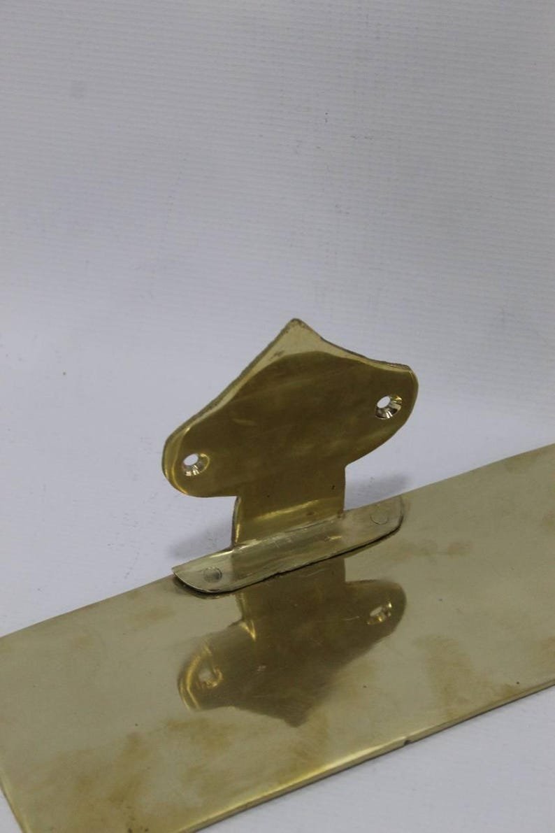 products-RusticShelves3.jpg Unlacquered Solid Brass Wall Shelf, Engraved Moroccan Bathroom Décor , Rustic Shelves - Image 3