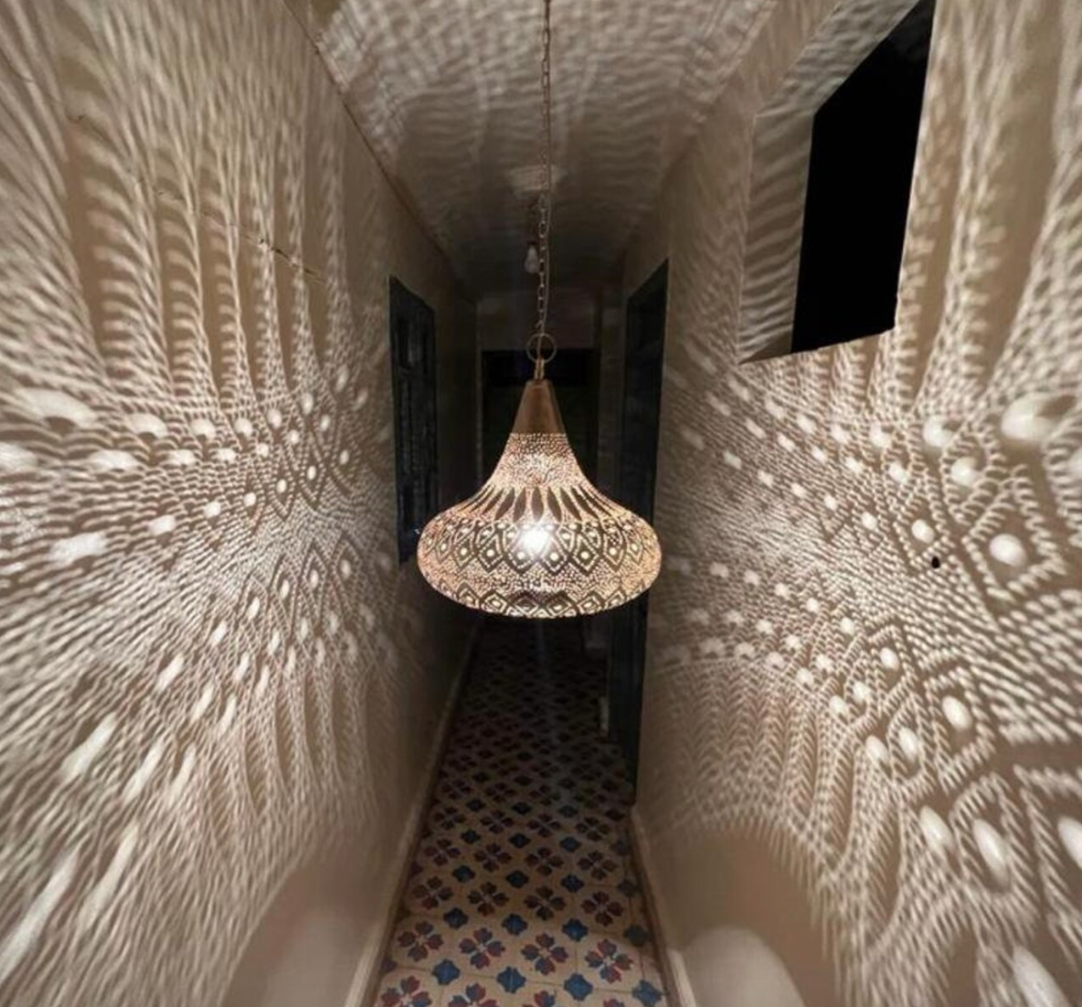 products-ScreenShot2024-06-29at02.53.36.png Exquisite Handcrafted Moroccan Brass Pendant Light | Perfect Pendant Lighting for Home Décor - Image 3