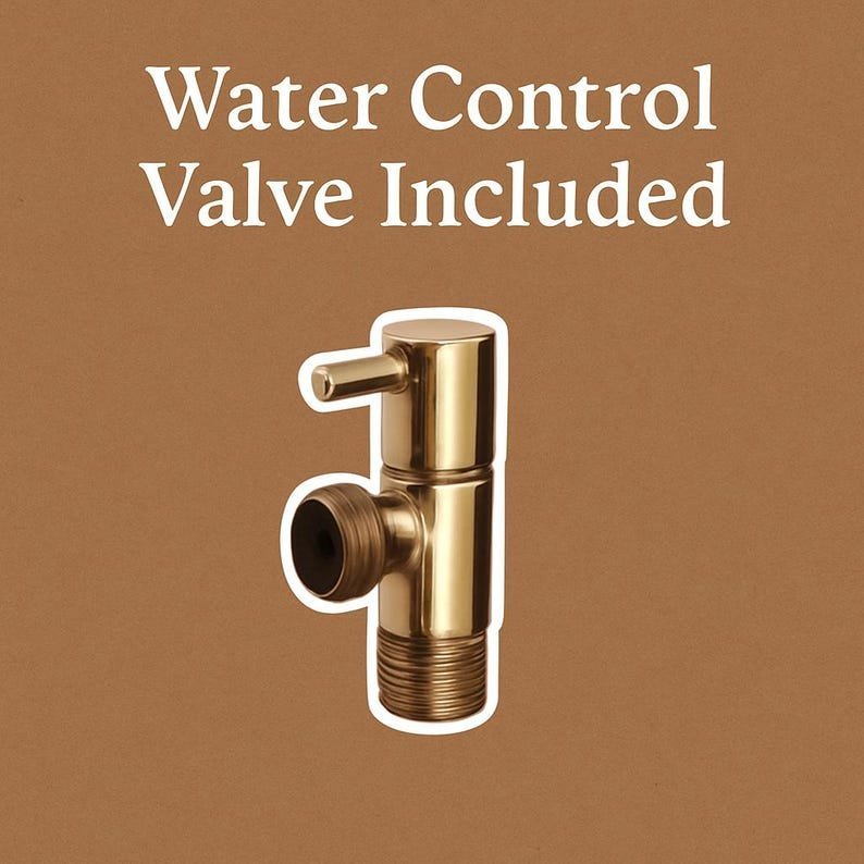 products-SolidBrassHose3.jpg Unlacquered Brass Handheld Shower Set: Vintage Wall Mount, Solid Brass Hose - Image 5