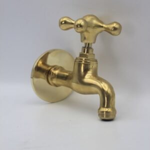 Unlacquered Brass Faucet, Moroccan Handmade Water Tap: A Touch of Moroccan Style for Your Home