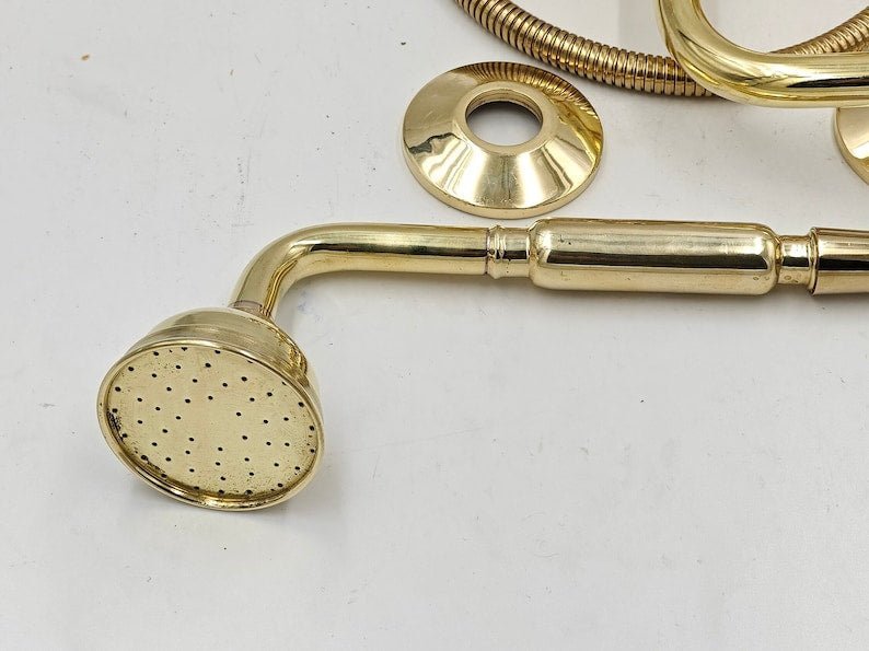 products-TubFiller11.jpg Unlacquered Brass Tub Filler: Solid Brass Bathroom Faucet - Image 2