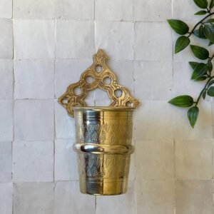 Wall Mounted Toothbrush Holder, Toothpaste Holder, Brass Tumbler, Cup Holder, Bathroom Accessories, Brush Holder