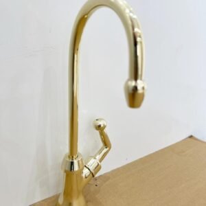 Unlacquered Brass Cold Water Dispenser Faucet, Single Hole Single Handle Kitchen Faucet, Unlacquered Brass Water Faucet, Cold Water Sink Tap