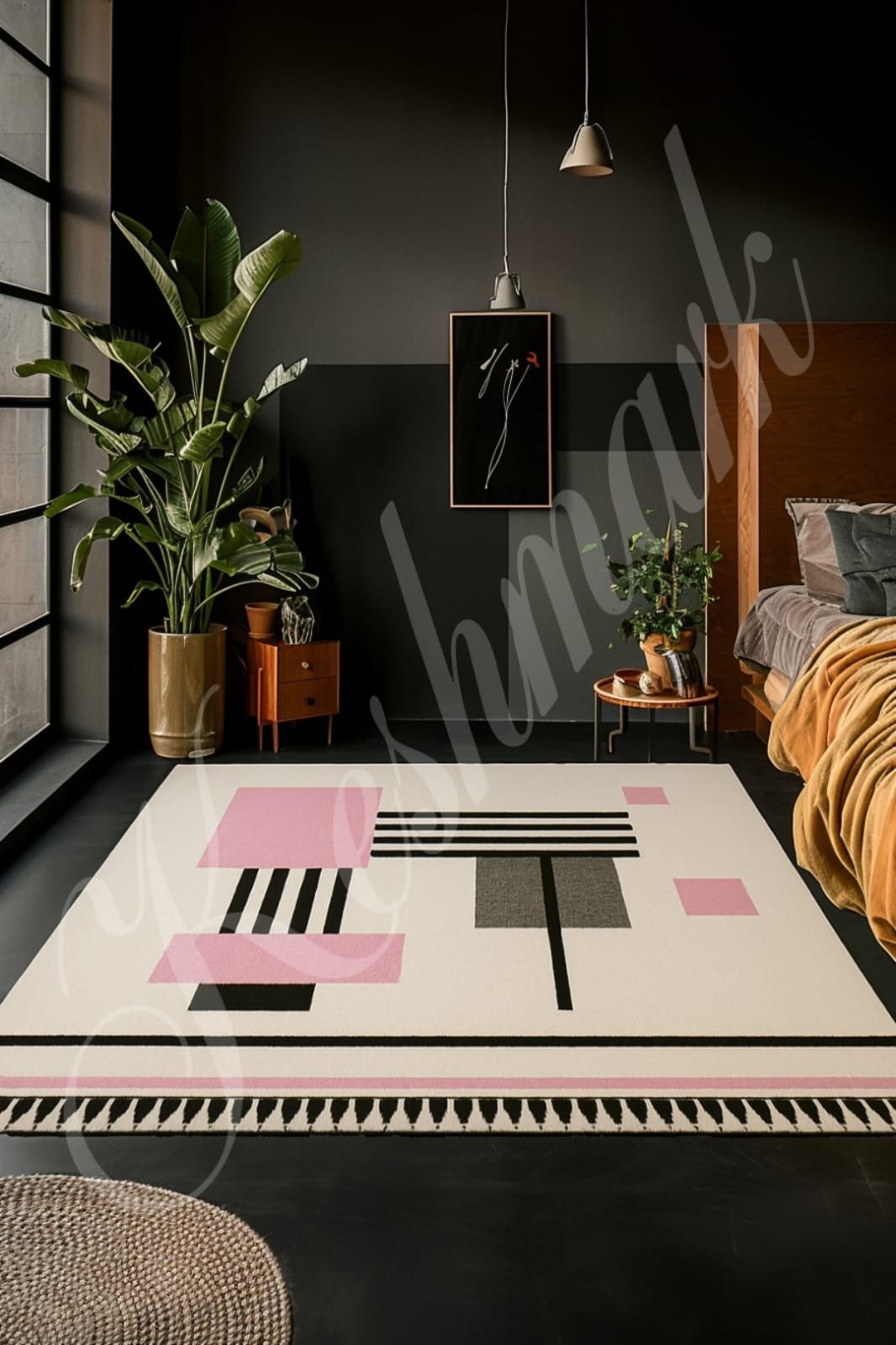 products-WhatsAppImage2025-11-27at17.32.54.jpg Handmade Moroccan Wool Rug – Modern Abstract Geometric Design | Large Berber Area Rug | Minimalist Neutral Carpet - Image 9