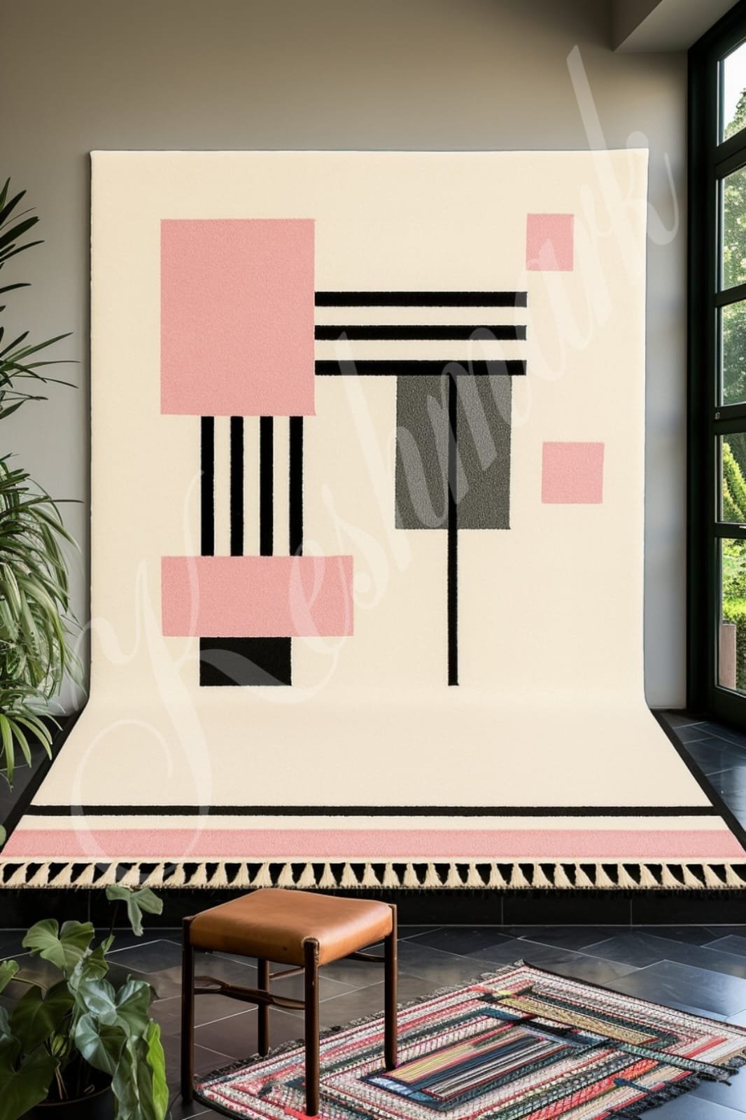 products-WhatsAppImage2025-11-27at17.32.55_2.jpg Handmade Moroccan Wool Rug – Modern Abstract Geometric Design | Large Berber Area Rug | Minimalist Neutral Carpet