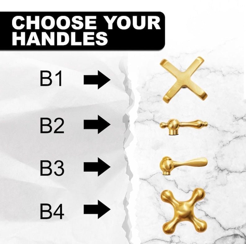 products-WidespreadVanityFaucet9.jpg Unlacquered Brass 3-Hole Bathroom Faucet - Widespread Vanity Faucet - Image 9