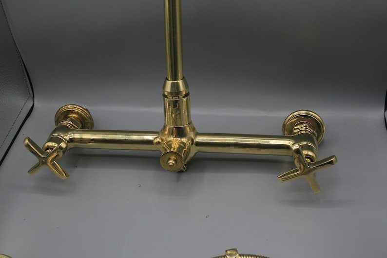 products-brassfaucetwith12inchsprayer3.jpg brass faucet with 12 inch sprayer - Image 4
