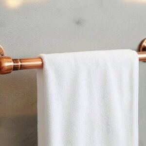 Handcrafted Solid Copper Towel Bar, green patina, Copper Towel Bar, Handcrafted Towel Rack, Solid Copper Towel, copper racks, Towel holder