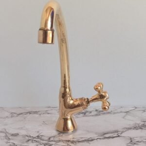 Solid Faucet for bathroom, Brass vanity faucet, Moroccan copper taps