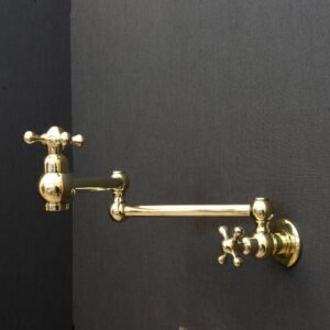 Brass Cross Pot Filler