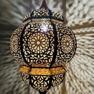 Brass pendant lamps, handmade Moroccan design, hanging lamps