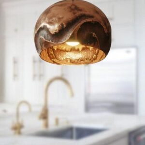 Handmade Copper Dome Pendant Light,Copper Kitchen Island Lighting , Farmhouse Ceiling Lamp Fixture,copper pendant light ,Dome Lamp