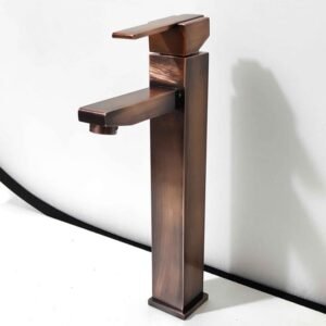 Enhance Your Bathroom with Handcrafted Unlacquered Brass Faucet
