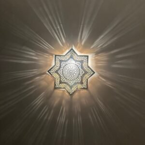Moroccan Brass Sconce Lighting – Copper, Silver, and Bronze Wall Lamps