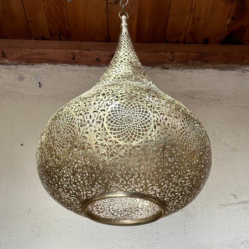 products-il_794xN.5299647384_31uq.jpg Moroccan Brass Chandelier Lighting – Silver Pendant Light, Bronze Ceiling Lamp, and Handmade Pendants - Image 3