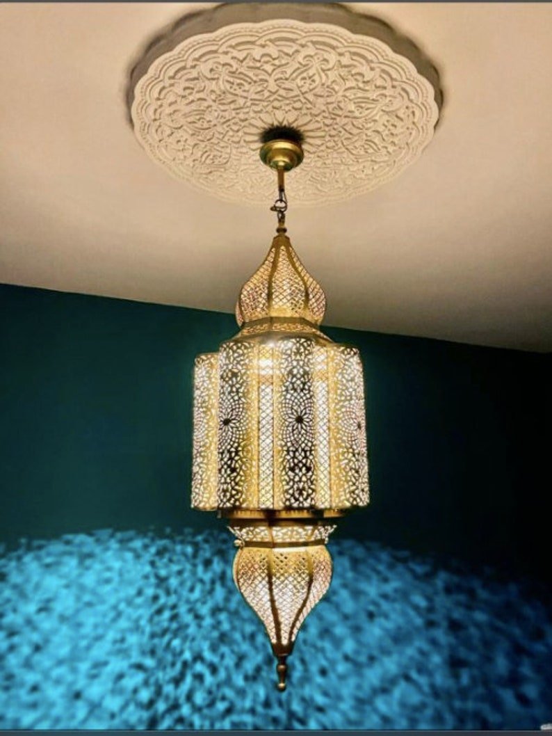 products-il_794xN.5716138817_2g6x_1.jpg Luxury Moroccan Brass Chandelier Pendant – Handcrafted Ceiling Light Fixture