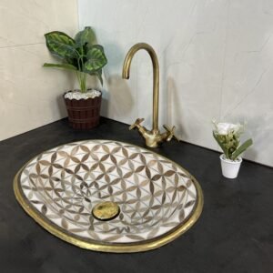 Custom Made Brass Faucet 1 Hole, Bathroom Faucet Sink, Brass Kitchen Faucets - Solid Brass Sink Faucet