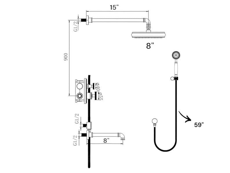 products-il_794xN.7141182849_lg4c.jpg Unlacquered Brass Shower System with Handheld Shower Head & Tub Filler - Image 6