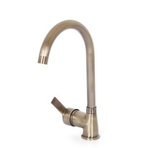 Retro Bronze Brass Faucet: Single Handle Hot Cold Tap