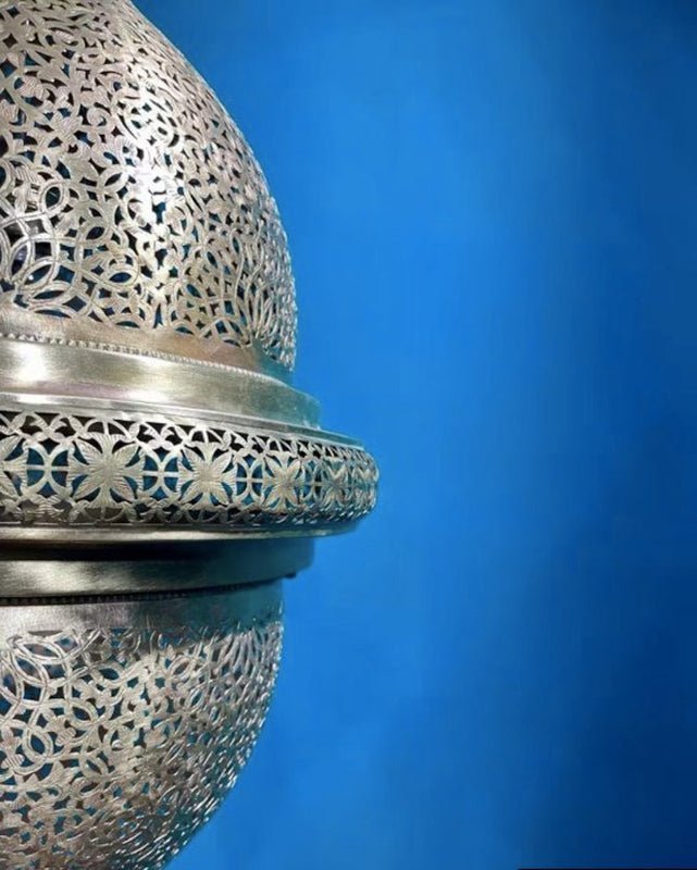 products-lamplawza9_cbe25170-fdf2-4a83-adc0-845db51c141f.jpg Handmade Moroccan Brass Pendant Lamp – Floral Dome Hanging Light - Image 6