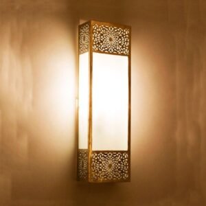 Luxury Moroccan Wall Light Fixture, lampshade wall light, Wall Decor, Brass Wall sconce silver, Moroccan Handmade Art Wall Deco lighting