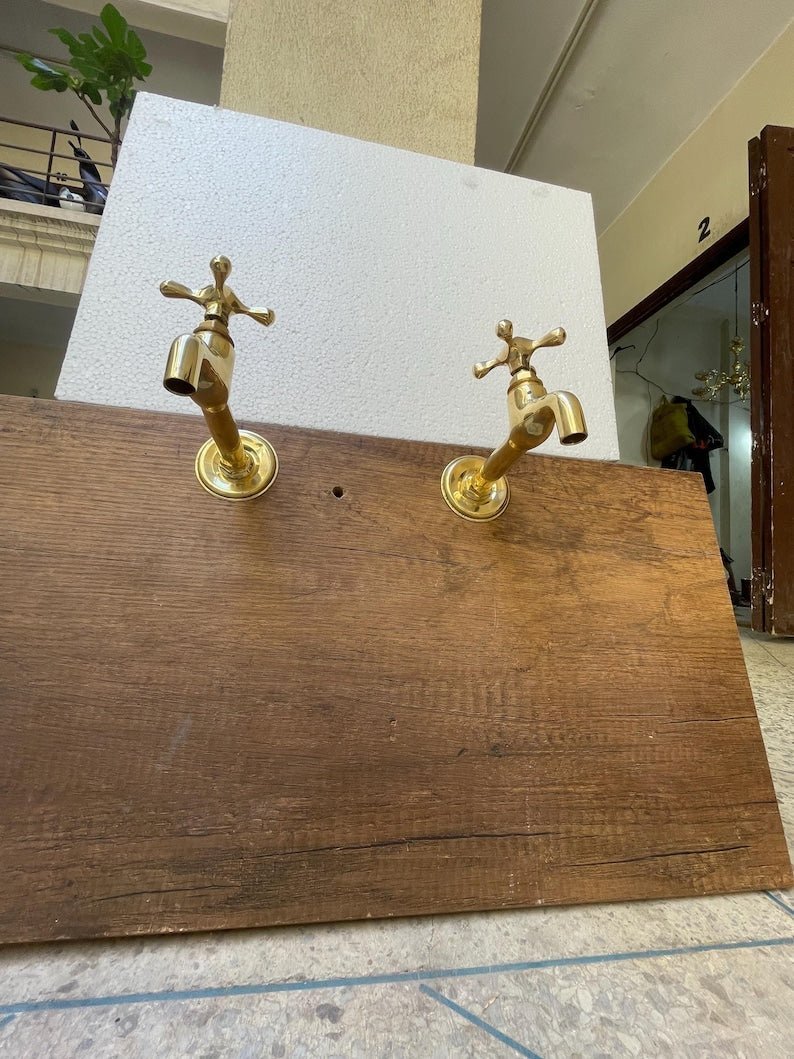 products-plainendfaucet.2.jpg Unlacquered brass wall faucets - Unlacquered plain end faucet. - Image 2