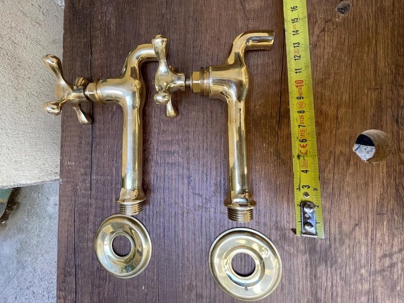 products-plainendfaucet.3.jpg Unlacquered brass wall faucets - Unlacquered plain end faucet. - Image 3