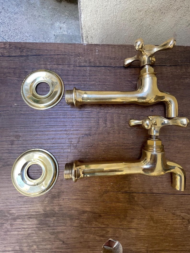 products-plainendfaucet.4.jpg Unlacquered brass wall faucets - Unlacquered plain end faucet. - Image 4