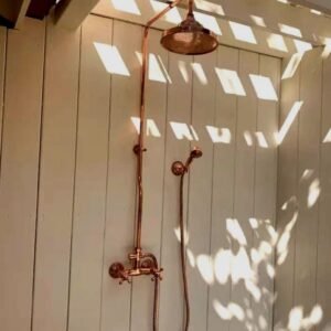 Unlacquered Solid Copper Shower, Outdoor Shower, Copper Shower, Copper Showerhead , shower copper head.