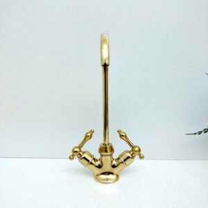 Unlacquered Solid brass kitchen faucet, kitchen faucet, brass faucet, brass bar faucet, sink faucet