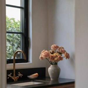 Unlacquered Brass Single hole Faucet , Kitchen Faucet Bathroom ,360 degree swivel spout